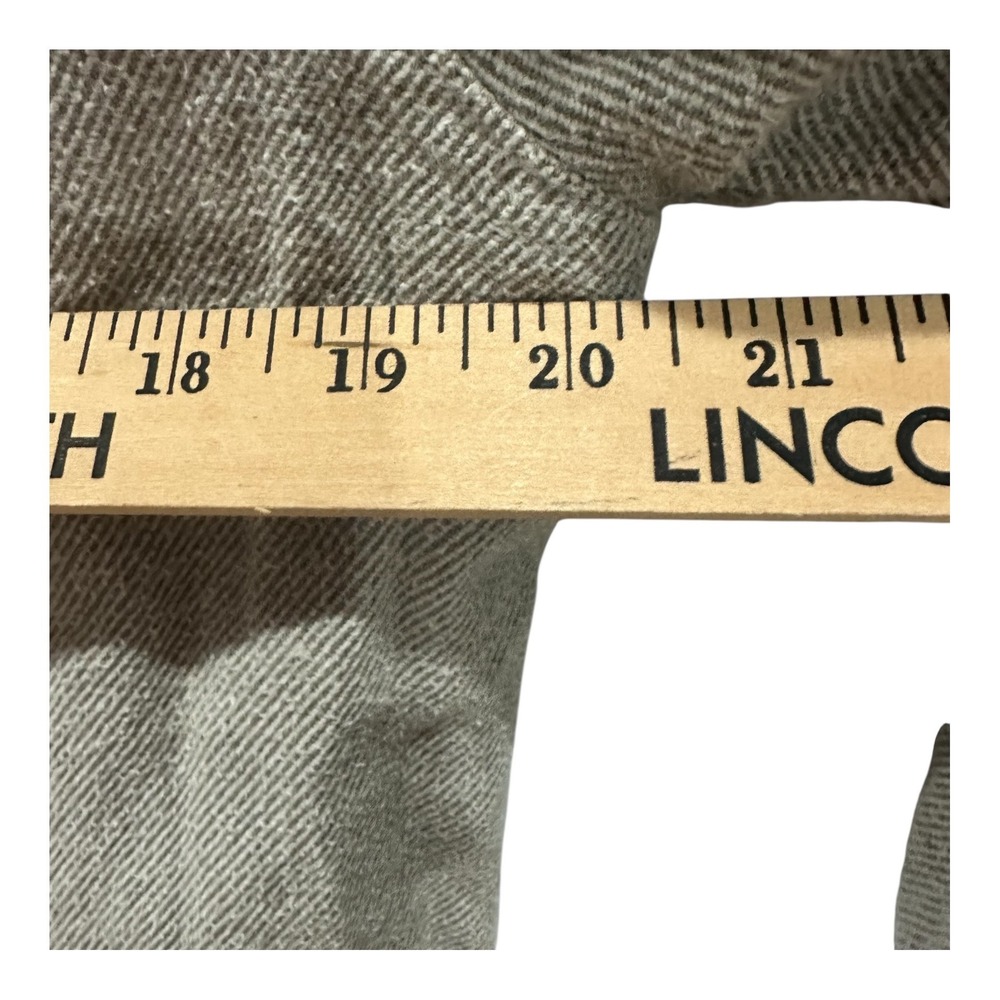 Marine Layer Button Up Karl Camping Shacket Mens M Gray Herringbone Cotton View 5